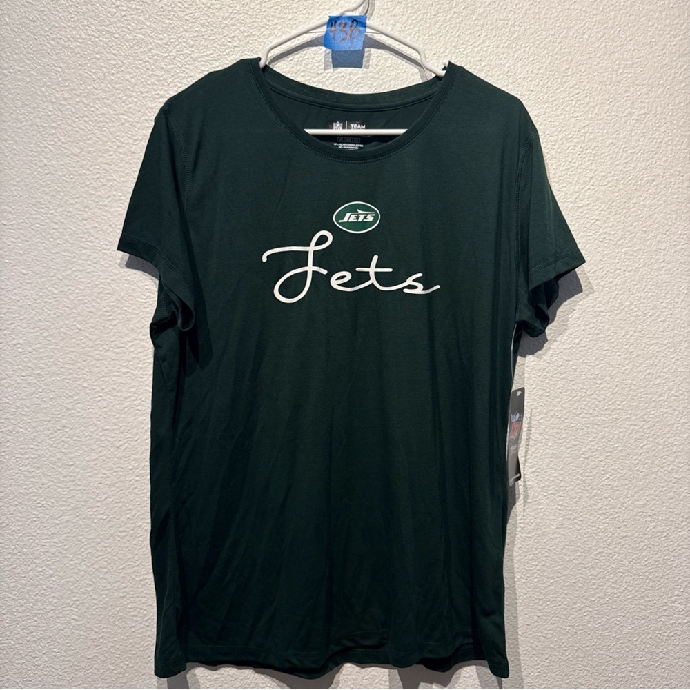 NFL Jets women’s Green Short Sleeve Tee sleepwear Sz XXL